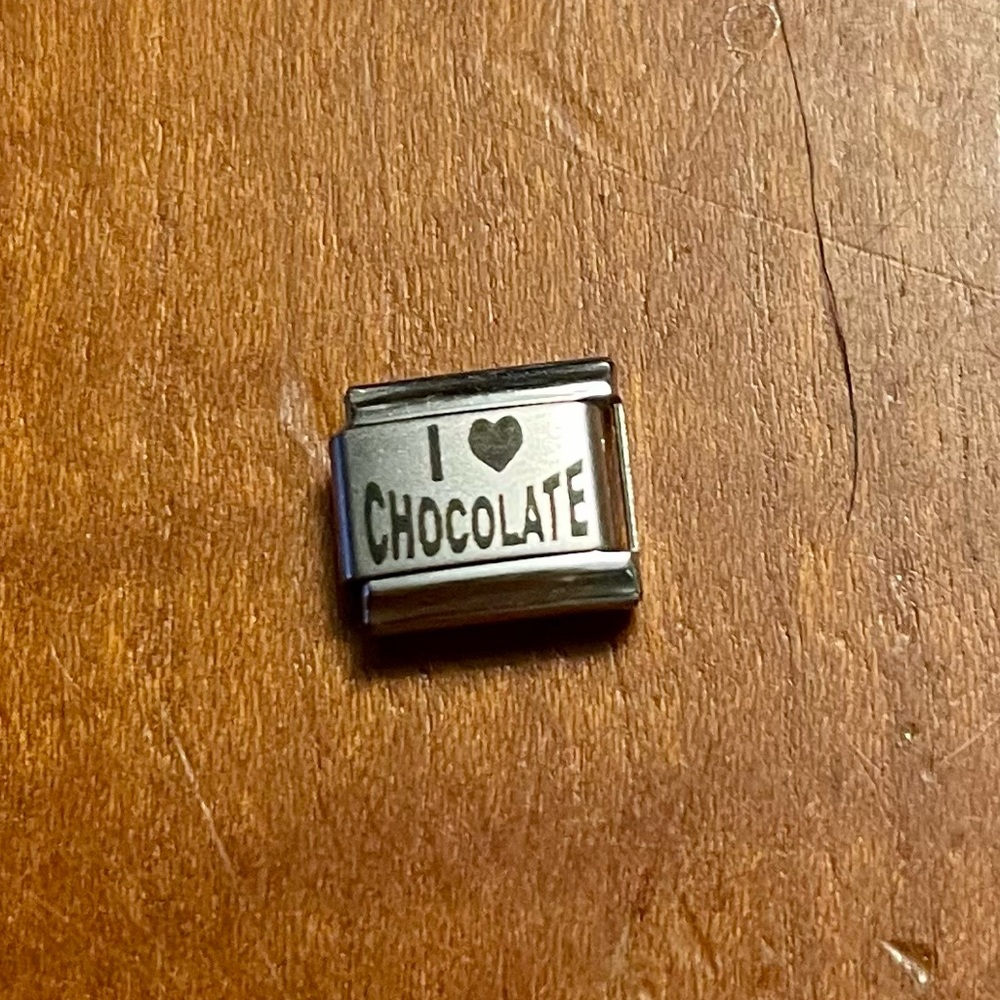 I ❤️ Chocolate Italian Charm